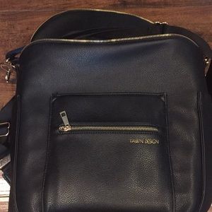 Fawn design black diaper bag!